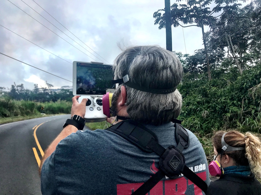 VOLUNTEER RESPONDERS USE ROBOTS AND NEW MAPPING TECHNOLOGIES TO SAVE LIVES AND PROPERTY IN HAWAII VOLCANO ERUPTION